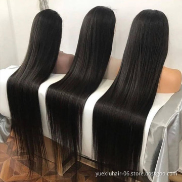 Long Brazilian Hair HD Lace Front Wigs,Virgin Cuticle Aligned Human Hair Full Lace Wig,13x6 Lace Frontal Wigs For Black Women